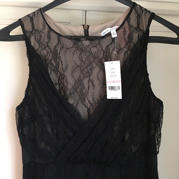 Cynthia Steffe Seamline Black Lace Cocktail Dress - Picture 6 of 6
